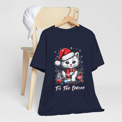 Festive Feline Christmas T-Shirt