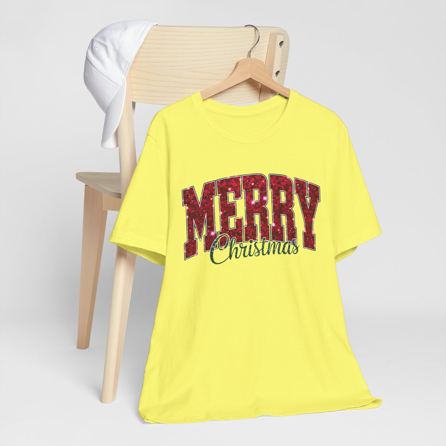 Glitter Merry Christmas Tee