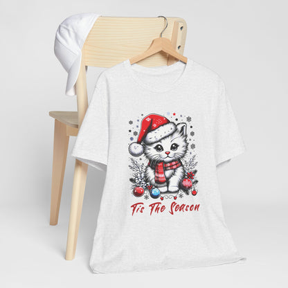 Festive Feline Christmas T-Shirt