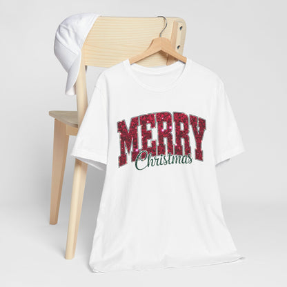 Glitter Merry Christmas Tee