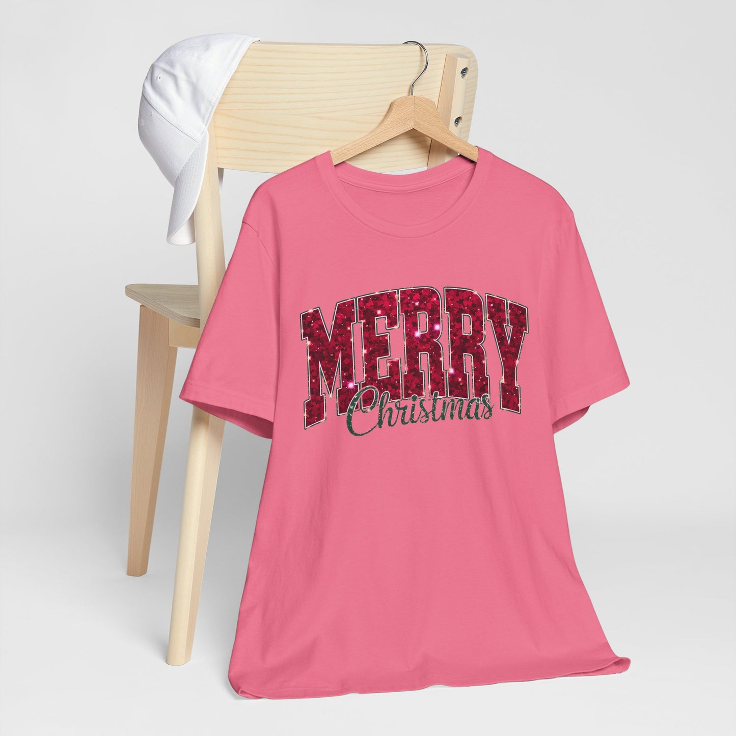 Glitter Merry Christmas Tee