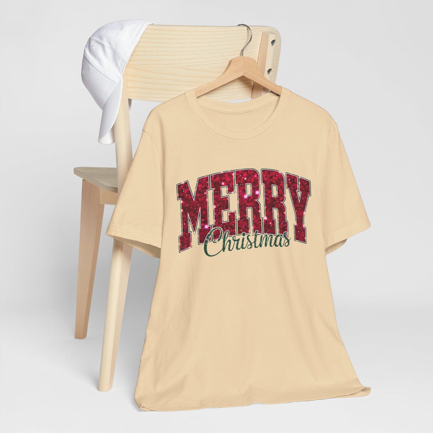 Glitter Merry Christmas Tee