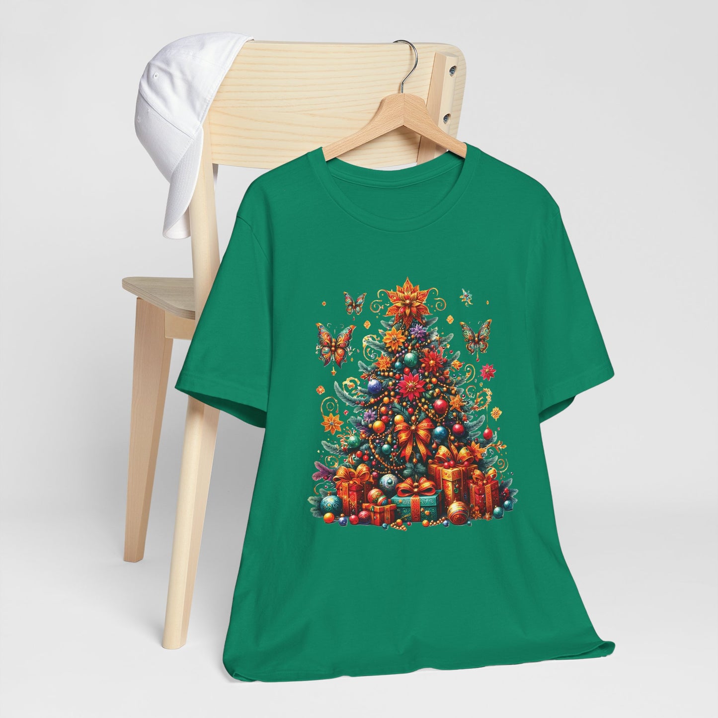 Butterfly Christmas Tree Tee