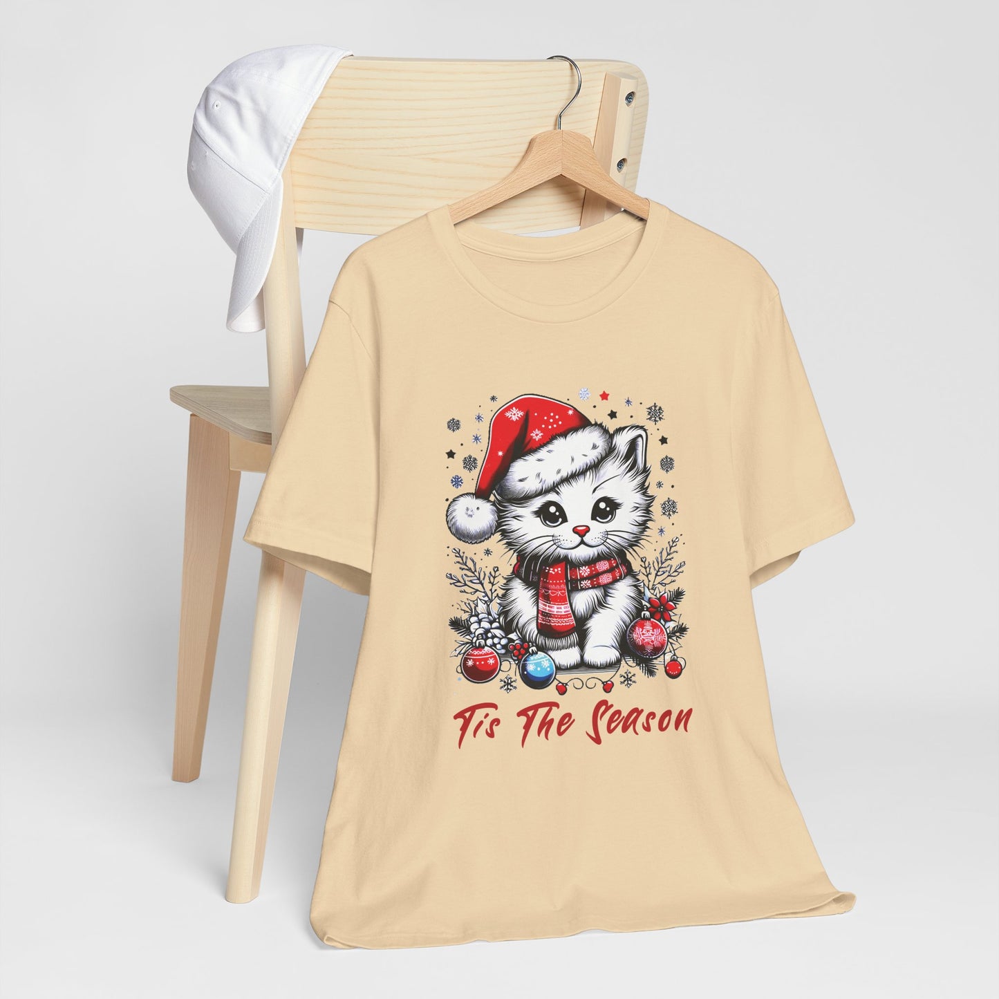 Festive Feline Christmas T-Shirt