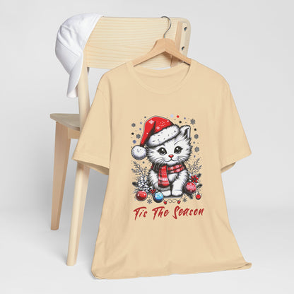 Festive Feline Christmas T-Shirt