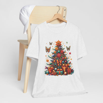 Butterfly Christmas Tree Tee