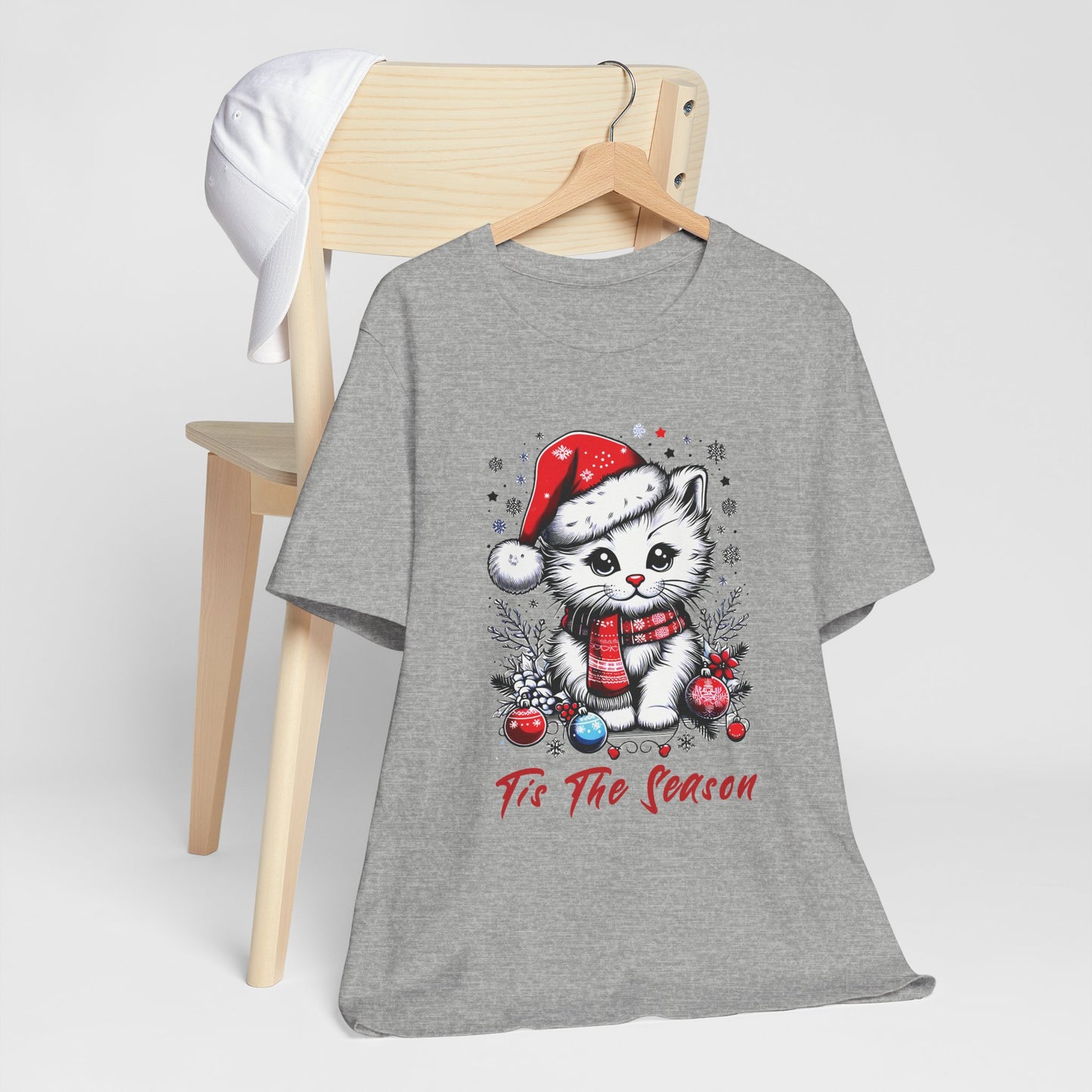 Festive Feline Christmas T-Shirt