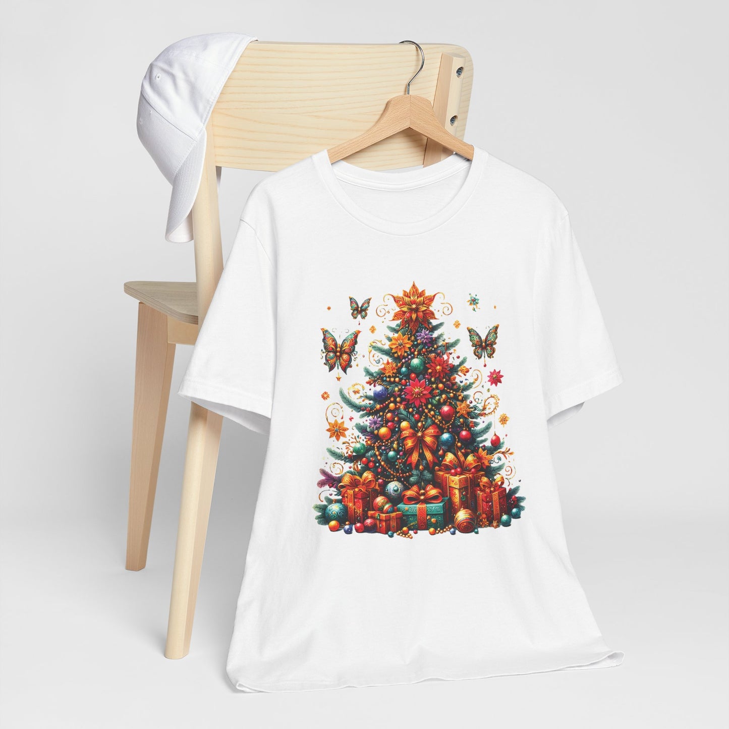 Butterfly Christmas Tree Tee