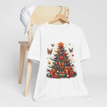 Butterfly Christmas Tree Tee