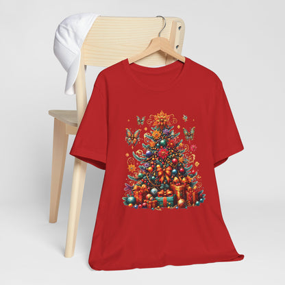 Butterfly Christmas Tree Tee