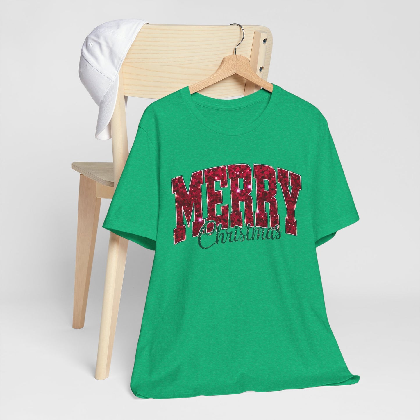 Glitter Merry Christmas Tee