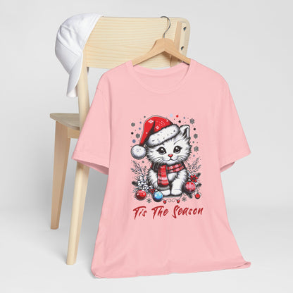 Festive Feline Christmas T-Shirt