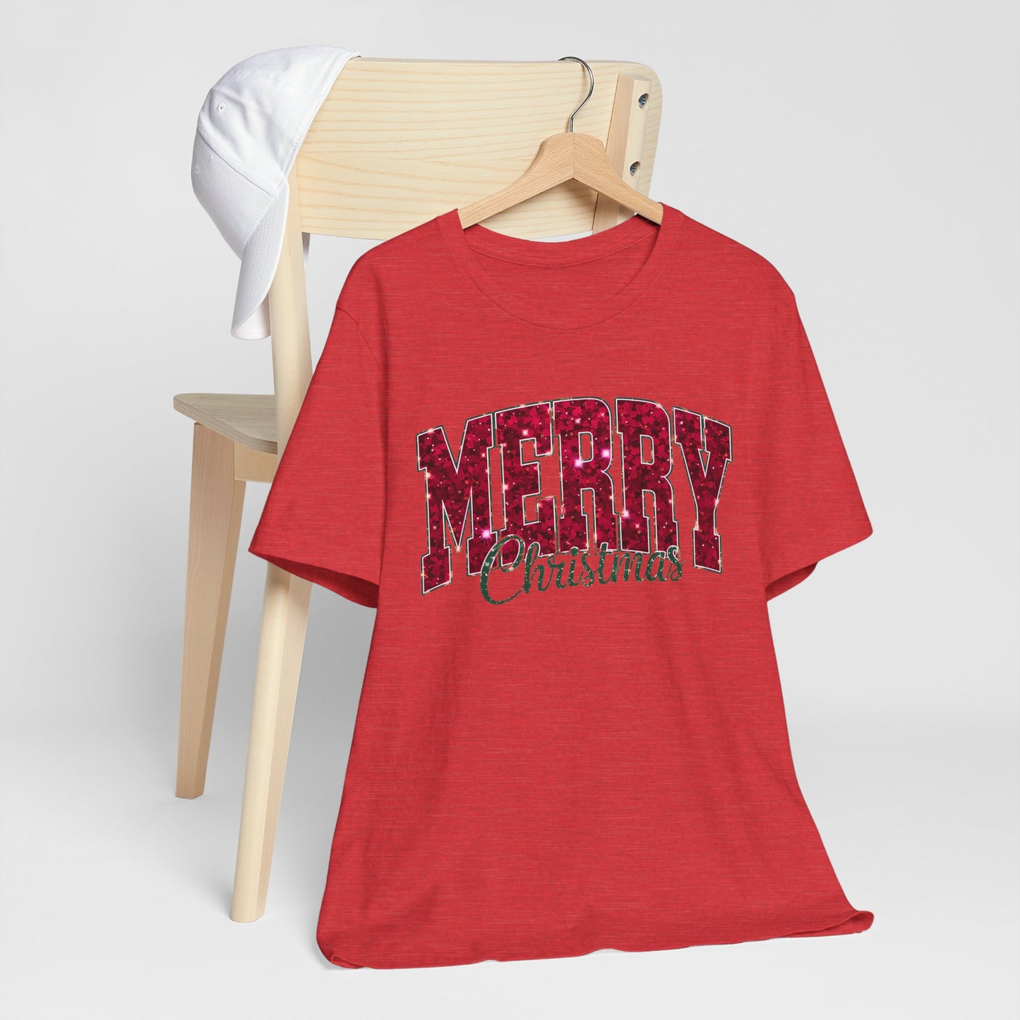 Glitter Merry Christmas Tee