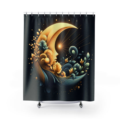 Abstract Floral Shower Curtain