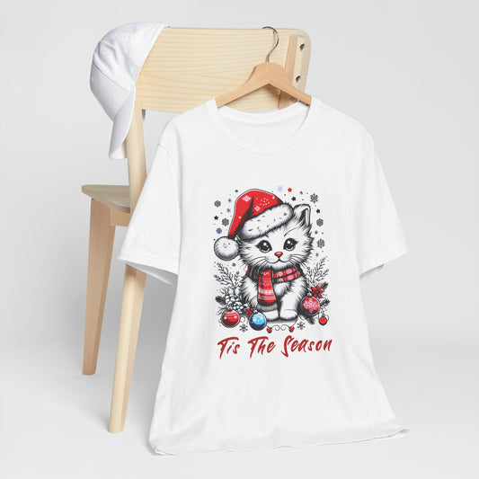 Festive Feline Christmas T-Shirt