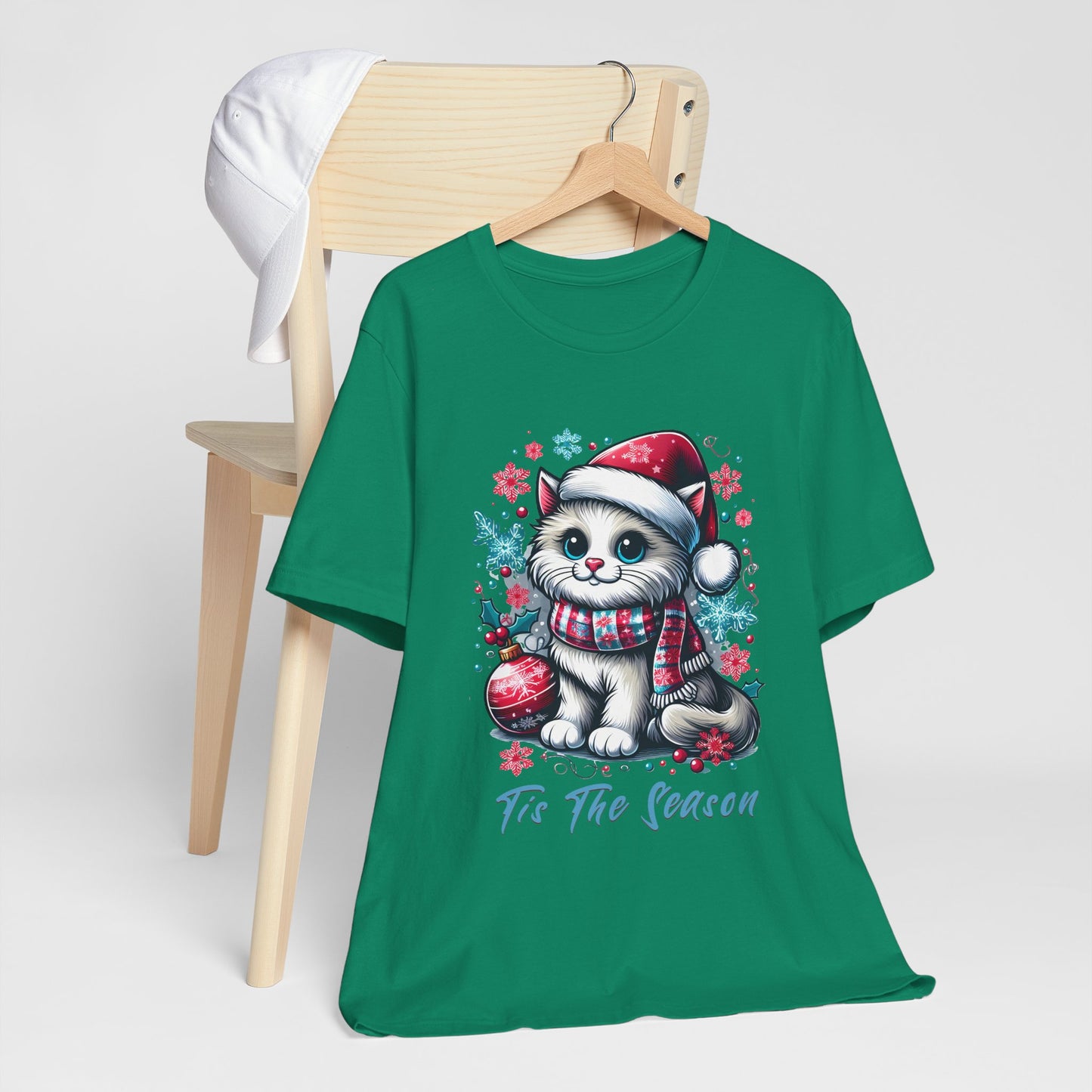 Cozy Christmas Cat Tee