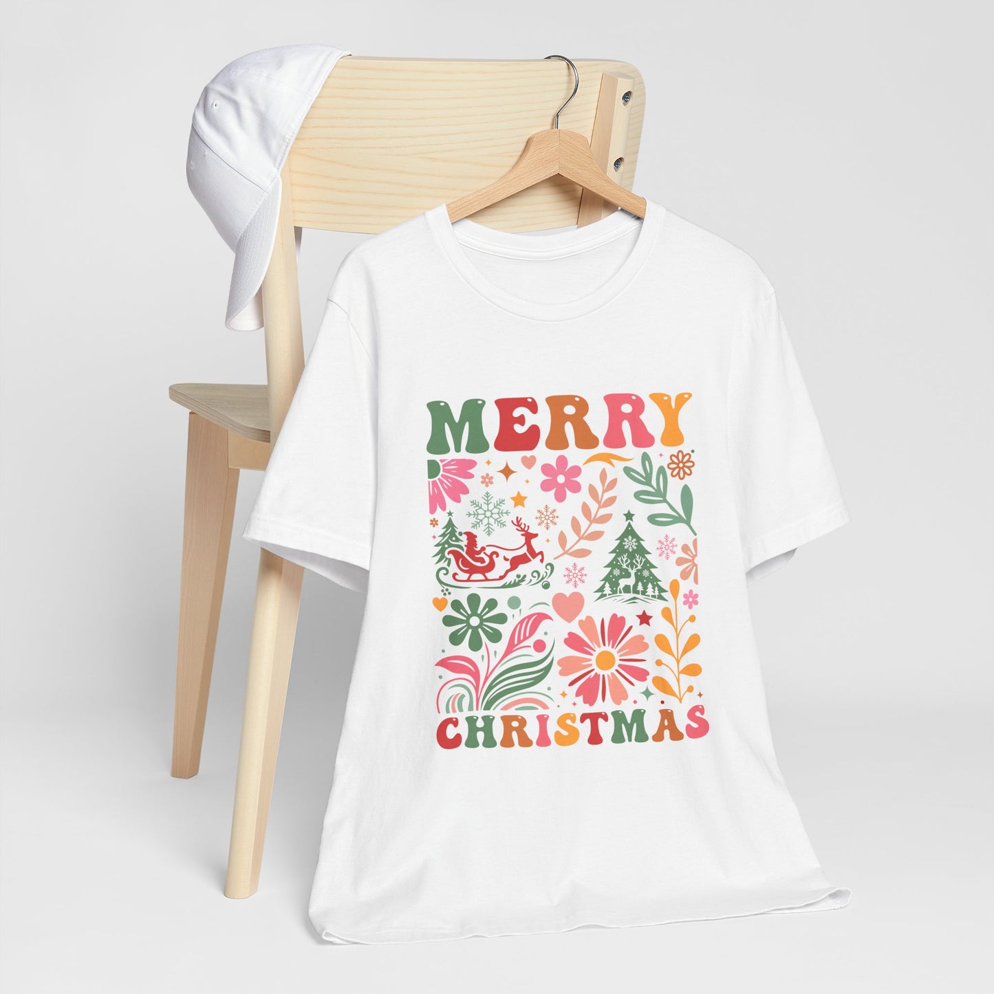 Christmas Floral Tee