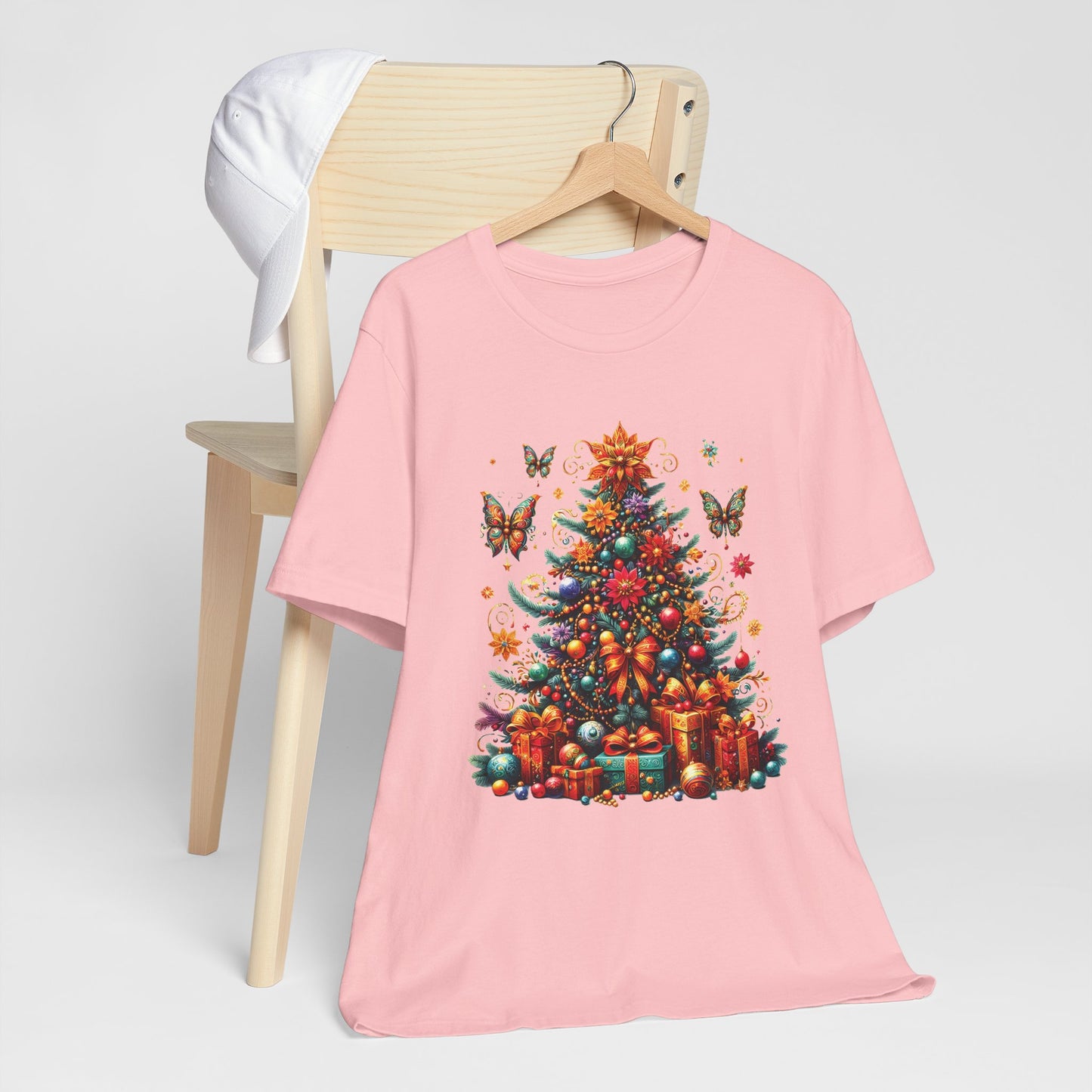 Butterfly Christmas Tree Tee